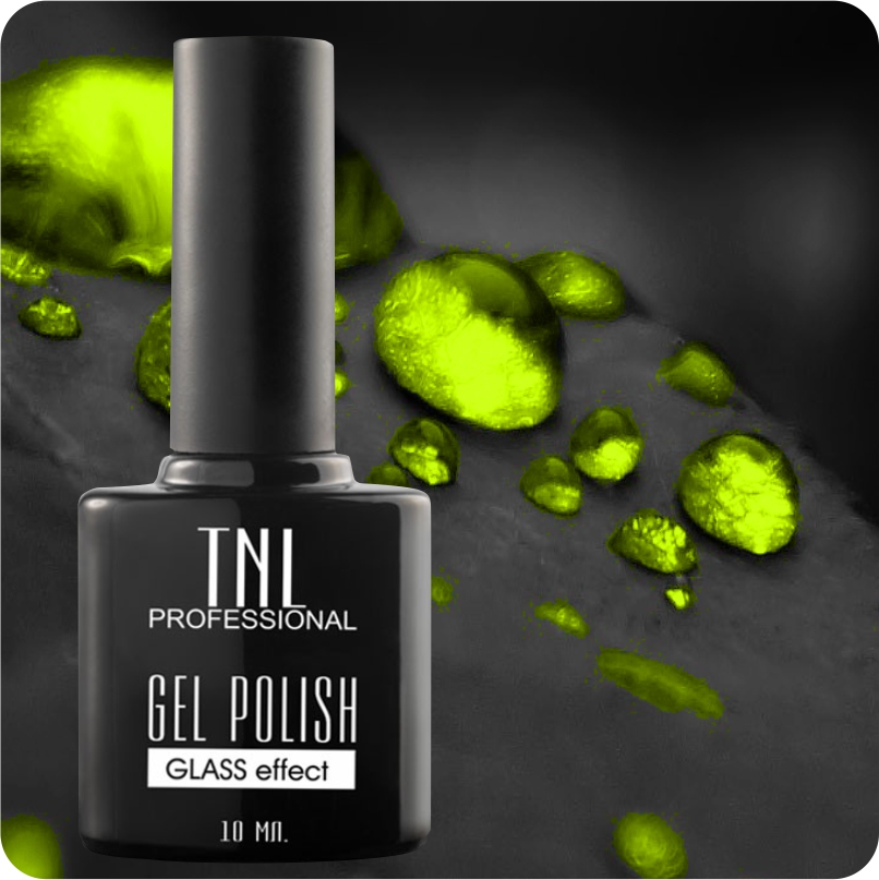 VETRO EFFECT VIBRANT GEL POLISH 10 ml - Fashionable Acid Green #30 2)