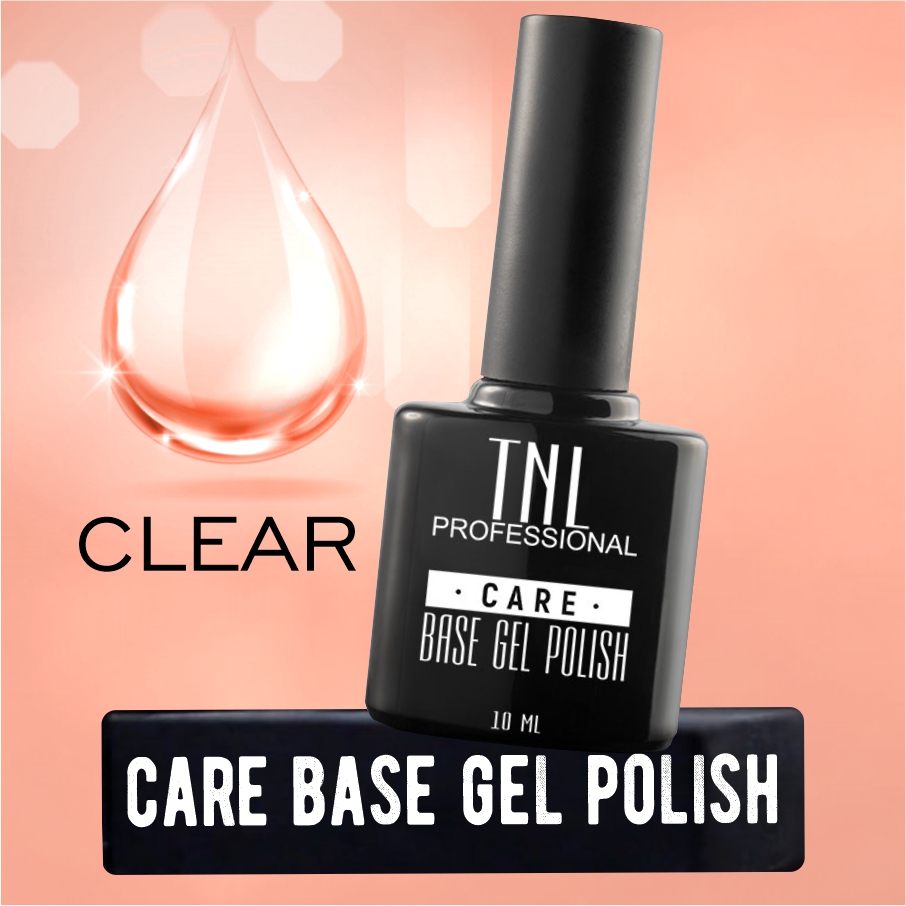 Care Base Gel Polish With Medium Thickness TNL 10 ml (total clear) – 💎 ...